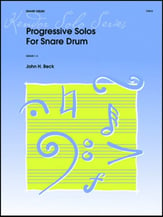 Progressive Solos for Snare Drum cover